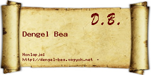 Dengel Bea névjegykártya